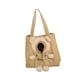 thumbnail image 5 of Bolso De Hombro De Lona Para Mascotas, Bolso De Mano, Portador De Gato, Bonito Viaje En Forma De Oso, Color Caqui, 5 of 5