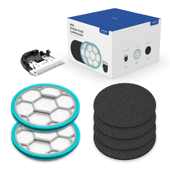 Kit de filtros Neakasa P1 Pro con esponja, filtro HEPA y cuchilla para cortadora