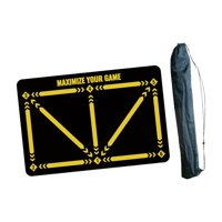 Magideal - Estera De Entrenamiento De Pasos De Fútbol, Suministros De Estera De Fútbol, Entrenamiento De Regateo, Estera De Entrenamiento De Fútbol Para Niños De Amarillo