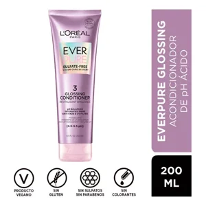 Acondicionador Ever Pure Brillo Intenso Loreal 250Ml