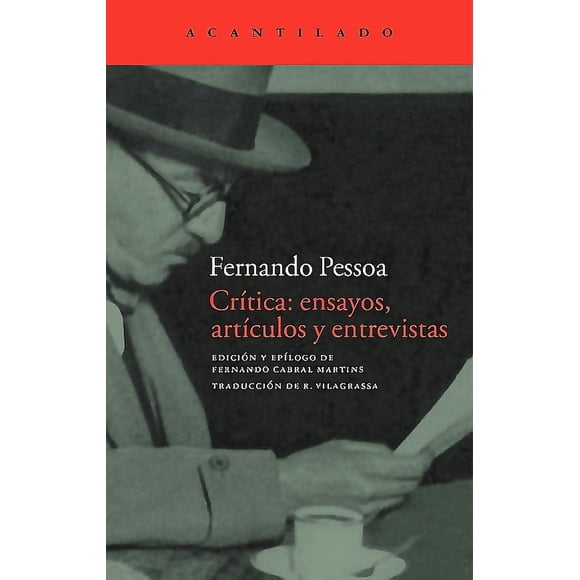 Libro Crítica, Ensayos, Artículos Y Entrevistas - F. Pessoa