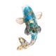 thumbnail image 5 of Colección De Figuras De Peces Koi, Miniestatua única De Pez Para Escritorio, Hogar Y Oficina, Azul Y Gris., 5 of 5