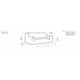 thumbnail image 3 of Funda de Sofa Jacquard Elastico 1 Cuerpo Teide, 3 of 4