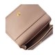 thumbnail image 5 of Cartera porta tarjetas Prada beige de cuero saffiano para mujer, 5 of 6