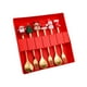 thumbnail image 1 of Juego De Cubiertos Navideños De 6 Piezas, Cubiertos Navideños Creativos Para Fiestas De Té, Cocina, Pastel, Estilo A, 1 of 3