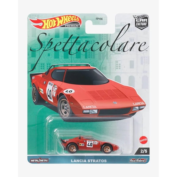 Coche Hot Wheels Lancia Stratos 2/5 Rojo
