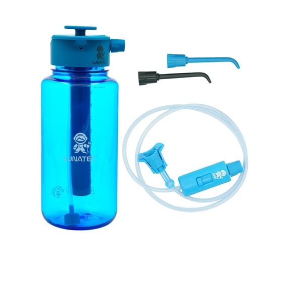 Botella rociadora Lunatec 1000 ml con boquillas y tubo