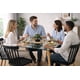 thumbnail image 3 of Comedor Mesa de Vidrio 120x80 + 4 Sillas Windsor Negras, 3 of 5