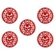 thumbnail image 4 of Posavasos De Silicona Para Posavasos, 5 Piezas, Para Encimera, Cocina, Mesa De Comedor, Color Rojo, 4 of 5