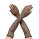 thumbnail image 1 of suxuMhao Guantes de Red con Pedrería Guantes Largos Brillantes Guantes de Malla Elástica para Fiesta Noche Graduación Accesorios de Disfraz, Talla Única 18 Pulgadas, 5 Pares, Negro, 1 of 2