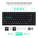 thumbnail image 5 of Teclado RK ROYAL KLUDGE RK84 inalámbrico RGB 75% con rojo silencioso, 5 of 8
