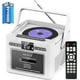 thumbnail image 1 of Reproductor de CD Boombox Jazmm con Bluetooth, casete y radio, 1 of 3
