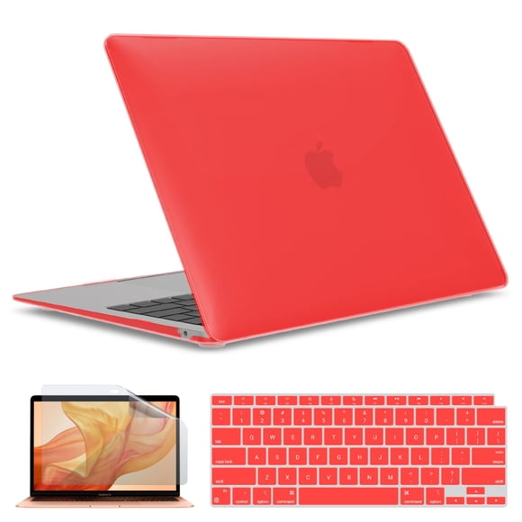 Funda para portátil IBENZER MacBook Air de 13 pulgadas, 2018, color rojo