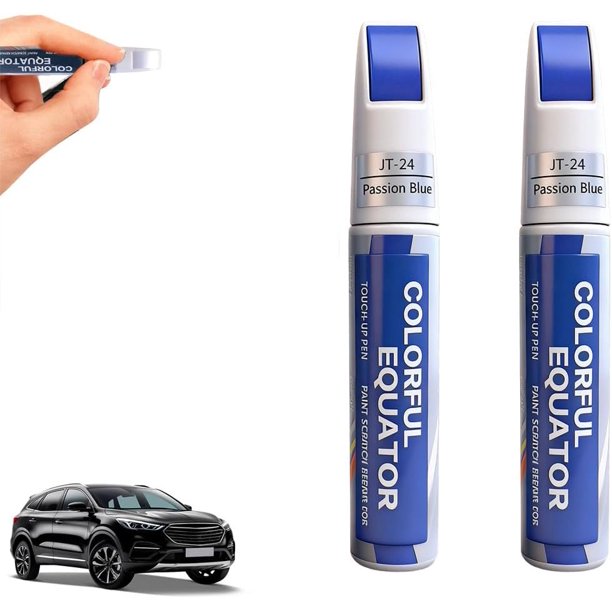 Bolígrafos retoque pintura coche 2 uds reparación arañazos profesional automotriz secado rápido fácil