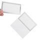thumbnail image 4 of Uxcell 20 piezas de tarjetas de lugar, tarjetas de nombre imprimibles con borde de línea para configuración de mesa de boda, línea doble blanca y plateada, 4 of 7
