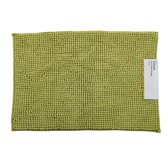 Piso Shaggy 40x60cm Poliester Verde Lima Haus