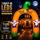 thumbnail image 2 of Arco inflable JoyParcel 3 m 7 LED para Halloween, 2 of 9