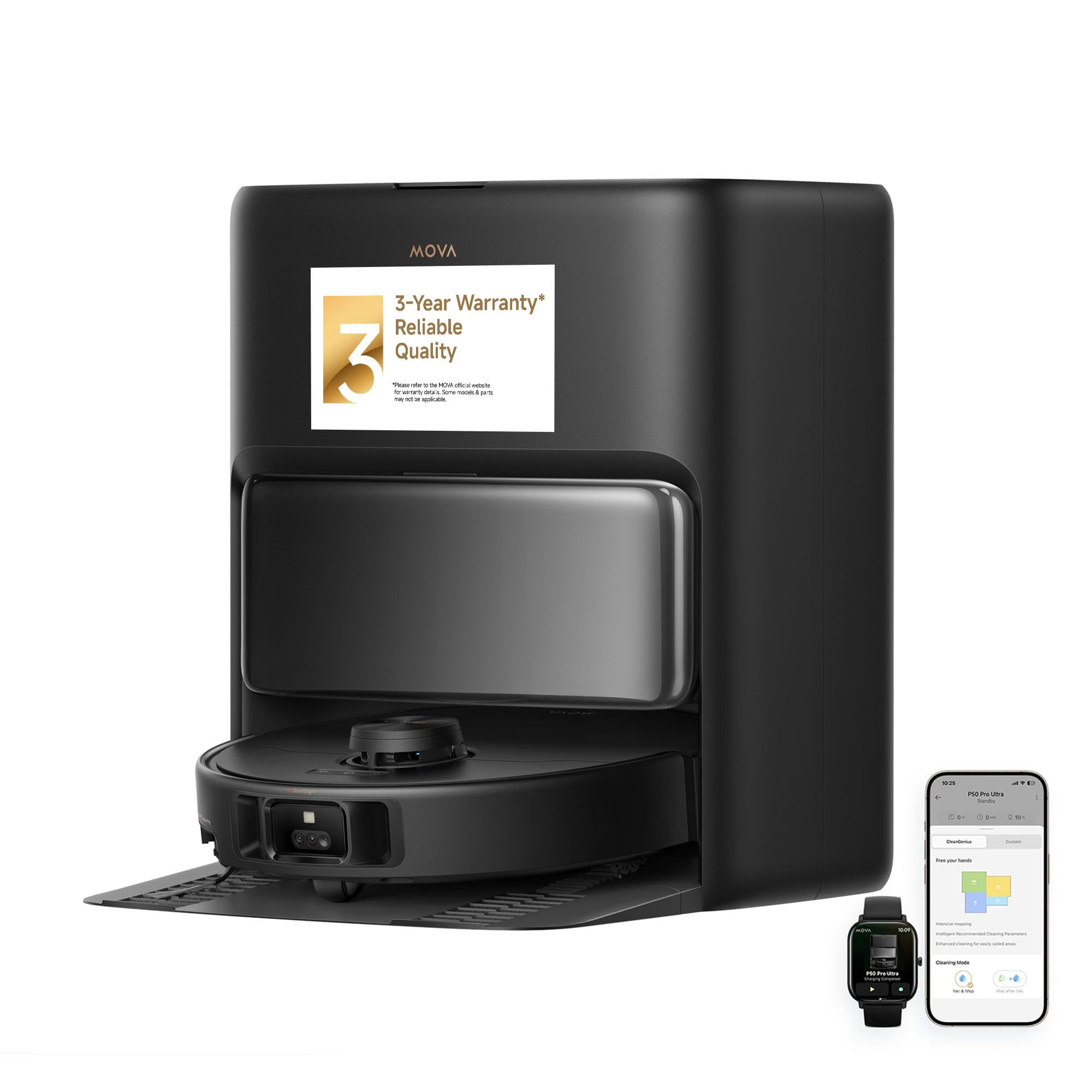 Robot Aspiradora Mova P50 Pro Ultra 19000pa Con Auto Vaciado Y Fregado