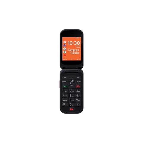 Consumer Cellular - Smartphone Iris Flip 2"" 8 Gb 4G Lte