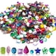 thumbnail image 1 of 900 piezas de gemas artesanales, joyas acrílicas con parte trasera plana, piedras preciosas para manualidades, fabricación de joyas, 9 formas, 6-13 mm, 1 of 7