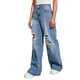 thumbnail image 1 of Jeans de Pierna Ancha Rotos - Color Azul azul M, 1 of 5