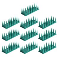 Magideal - Púas A Prueba De Pájaros, Púas Repelentes De Pájaros, Exteriores Para Mantener Alejados A Los Animales, Púas Para Cercas, Púas Para Mapaches, Cuervos, 10 Piezas