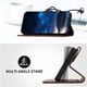 thumbnail image 3 of Funda Flip Premium Fibra de Carbono para Samsung Galaxy S21 con Soporte y Cierre Marrón, 3 of 6