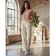 thumbnail image 2 of Pantalón Palazzo Mujer Vestir Tiro Alto con Dos Cinturones - OL416, 2 of 5