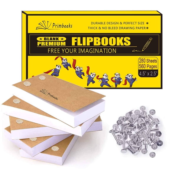 Papel para Flip Book Primbeeks 280 Hojas 11x6 cm
