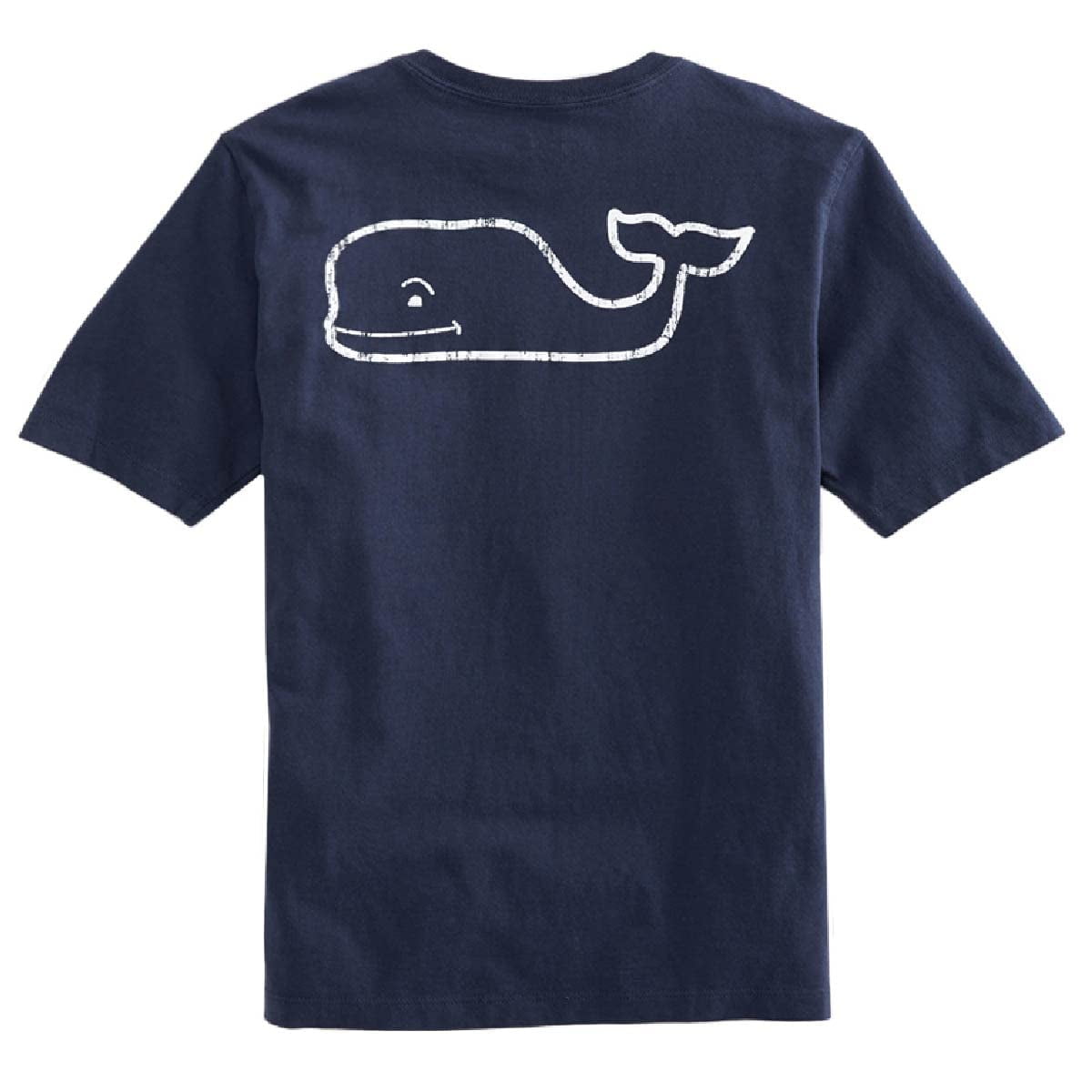 Camiseta Vineyard Vines De Manga Corta Para Niño, Vintage, Color Azul Ballena