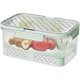 thumbnail image 1 of Contenedor de almacenamiento de frutas, contenedor de almuerzo, contenedor de frutas portátil con asa, contenedor hermético para guardar refrigerios y mantener la frescura., 1 of 6