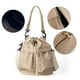 thumbnail image 3 of Bolso de hombro para mujer, pequeño, tipo cubo, de nailon, tipo tote, informal, tipo hobo., 3 of 7