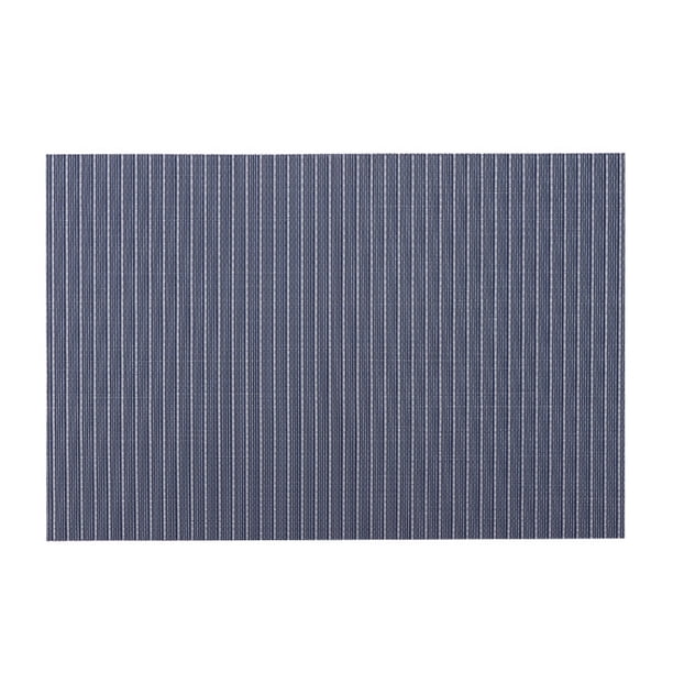 XmhyTop Juego de 6 Manteletes Individuales para Mesa, Hechos de PVC Resistente, Antideslizantes y Termorresistentes, Ideal para Hogares, Restaurantes y Cocinas, Estilo U, 45*30cm, Marino