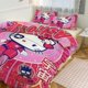 thumbnail image 1 of Hello Kitty 3-Piece Reversible Twin Bed Set - Includes 1 Reversible Twin Comforter, 1 of 5