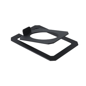 Magideal - Soporte Para Altavoz De Escritorio, Soporte Para Monitor De Estudio, Accesorios Universales De Metal Inclinado, Soporte Estable, Elevador Externo Para Negro