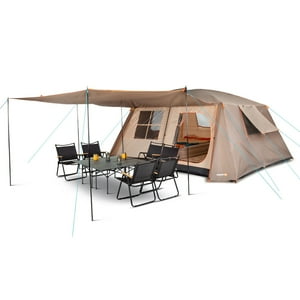 Carpa Camping Quintay 12 Personas Bosscamp 3000 Mm Cubre Techo Largo