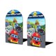 thumbnail image 1 of Súper Rescate de Bomberos Sujetalibros decorativos temáticos, tope para estantería con base antideslizante, uso dual para hogar y oficina - 2 piezas, 1 of 6