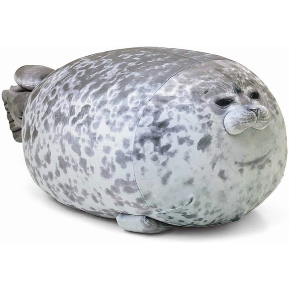 Almohada MerryXD Chubby Blob Seal de peluche, 33 cm