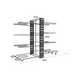 thumbnail image 2 of Estante Organizador 8 Ollas Sartenes Platos Cocina Ajustable Negro, 2 of 3