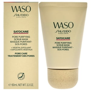 Shiseido - Mascarilla Exfoliante Purificadora De Poros Waso Satocane De Para Mujeres - Mascarilla De 3,3 Oz