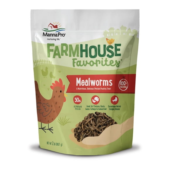 Farmhouse Favorites Gusanos De La Harina Para Aves De Corral 2 Kg