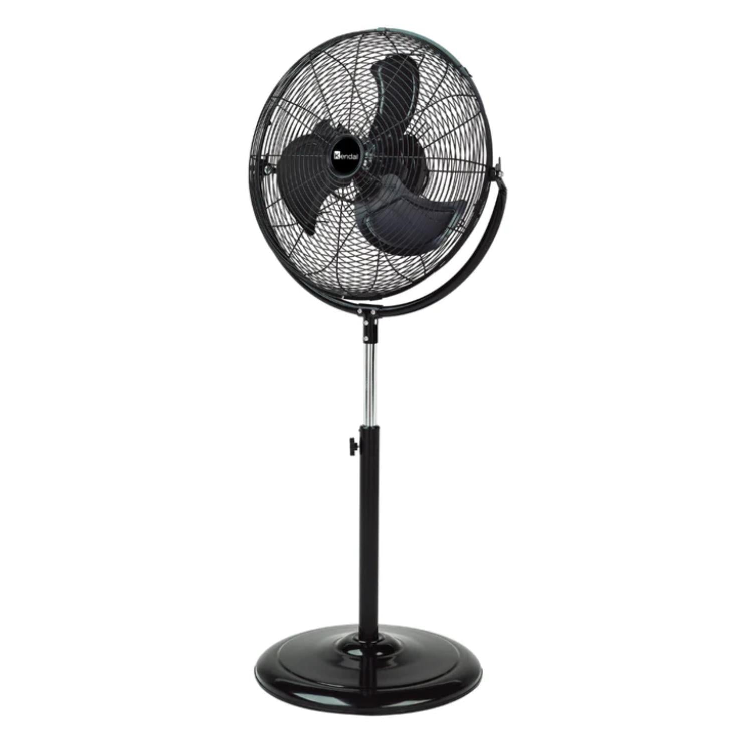 Kendal - Ventilador Industrial De Pie 20 Pulgadas 200w Negro Fes-50