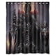 thumbnail image 1 of Cortina de ducha de Demon King, juego de cortinas de baño con ganchos, tamaño 60 x 72 pulgadas, 1 of 3