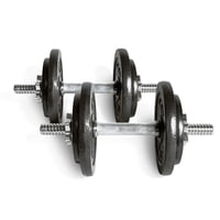 Juego De Mancuernas Ajustables Cap Barbell De 50 Kg, Color Negro (Par)