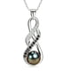 thumbnail image 1 of Collar NONNYL con perla negra de Tahití, plata de ley de 9-10 mm, 1 of 6