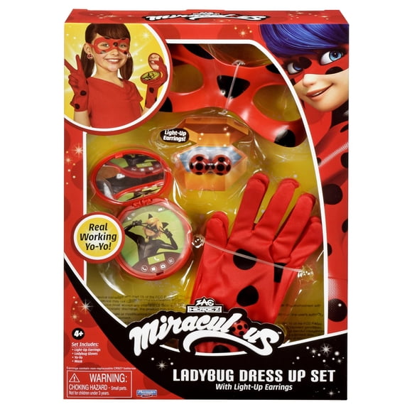 Set de disfraces Miraculous Ladybug con luces Playmates Toys