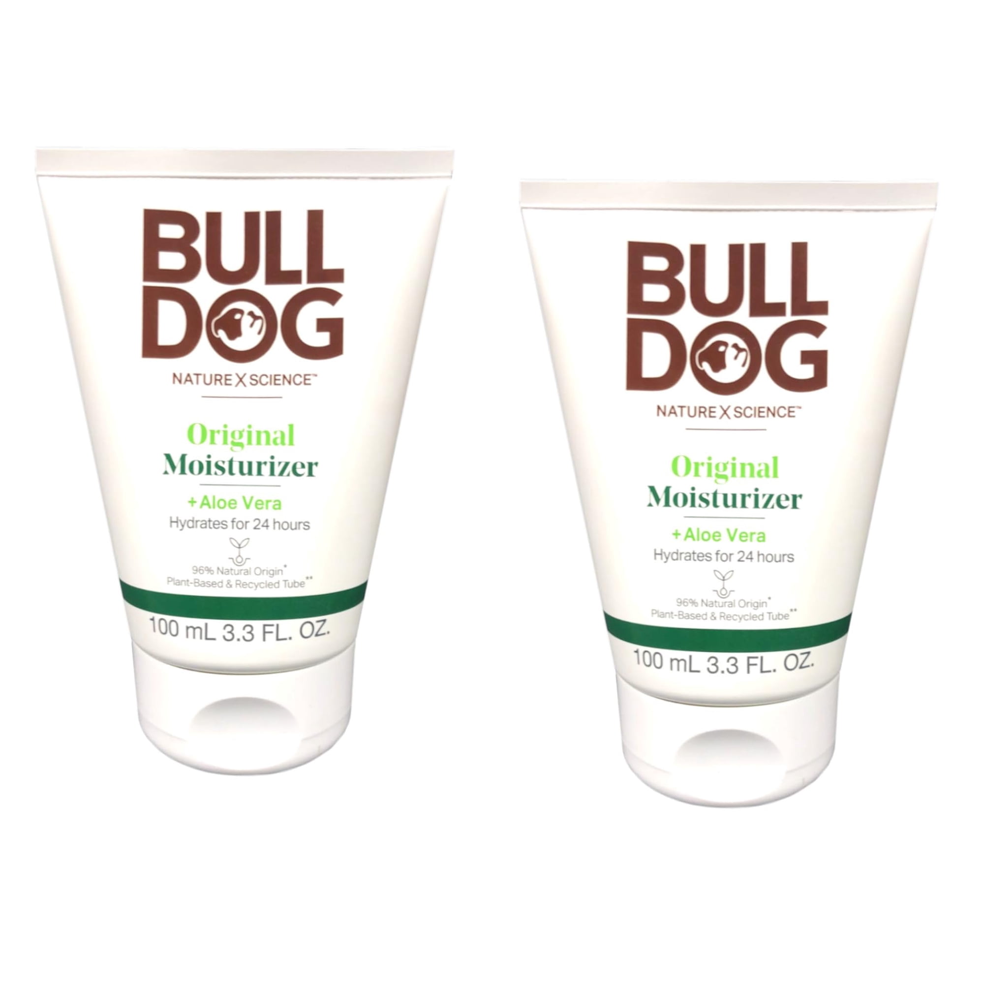 Crema Hidratante Bulldog Skincare Original Para Hombre, 100 Ml (paquete De 2)