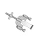 thumbnail image 4 of Cerradura De Puerta Portátil, Cerraduras De Bloqueo, Taquillas De Puerta Para Cuarto De Baño, Dormitorios, Plata, 4 of 5