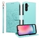 thumbnail image 1 of Funda Cartera para Samsung Galaxy A24 4G Perro Cachorro Grabado con Tarjetas Soporte Correa Verde, 1 of 6