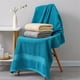 thumbnail image 5 of Toallas - Lujosa toalla de baño jumbo - 100 % algodón, muy absorbente y de secado rápido, toalla extragrande - Suave, calidad hotelera (71 x 139 cm, azul), 5 of 5